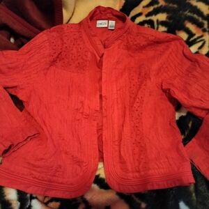 Authentic CHICO'S Women's Shirt/ Jacket. Size 3. Pre owned Like a New. Super